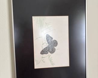 Framed Butterfly Print