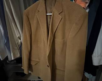 Men's Tan Corduroy Blazer
