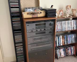 Sony Stereo System with CD Player, Cassette Deck, and Tuner