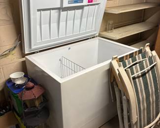 White Chest Freezer
