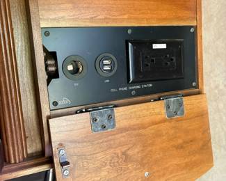 KIB Cell Phone Charging Station with AC Outlet and 12V Socket