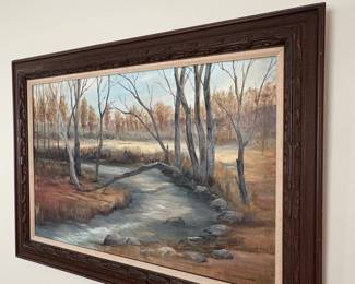 Landscape Oil Painting by K. W. Rallauch