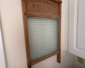 National Washboard Co. "National 513" Glass Washboard