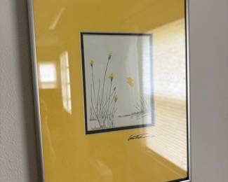 Gwen Frostic "Water Flowers" Signed Print