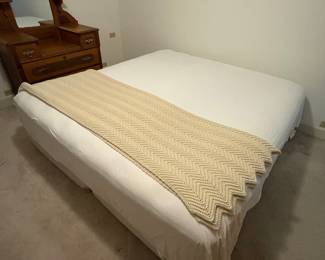 Handmade Crochet Afghan Throw Blanket with Chevron Pattern