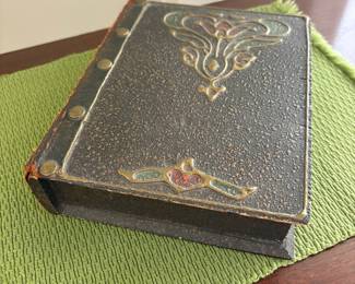 Art Nouveau Style Decorative Book Box