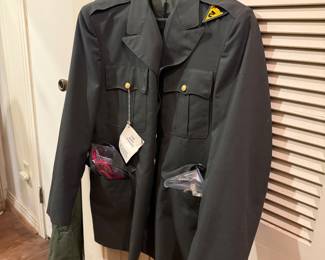 Vintage military uniform