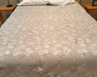 Queen size bed $50. Comforter 25.