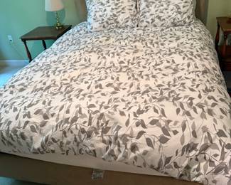 Queen size bed $65. Comforter 25.