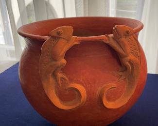 Pottery with Lizards