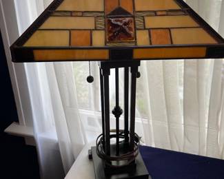 Pair of Frank Lloyd Wright Inspired Lamps