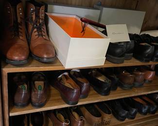 Santoni Italian Leather Shoes