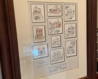 Galveston Homes Tour Poster Art