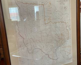 Reprint Map  of Texas in 1841