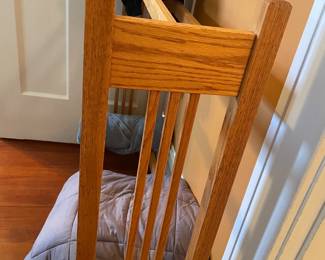 Oak Quilt Rack