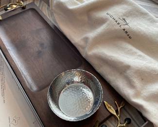 Olive Branch Dipping Board by Michael Aram
