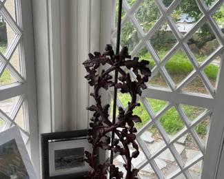 Iron Filagree Lamp