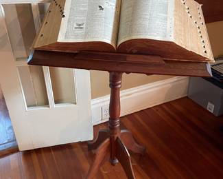 Book Stand with Large Dictionary