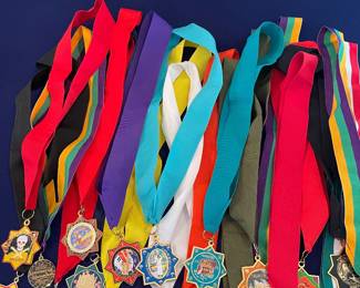 Collection of Galveston Mardi Gras Medallions