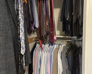 Men’s Clothes, quality, Lots of Ties