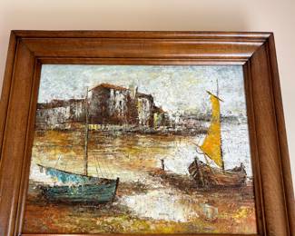 Large Selection of Hand Painted Oil Paintings from Late 70’s to early 80’s 