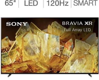 65 inch Sony Bravia XR X90 CL 4K full array Google TV 2 years old 