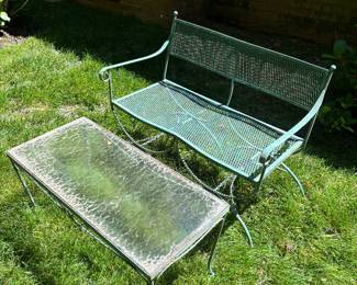 Love Seat and Table 