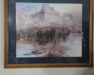 Russell Buffalo Print