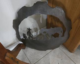 Saw Blade Western Art