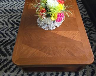 Oak coffee table