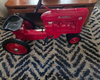 Children's peddle McCormick Farmall tractor