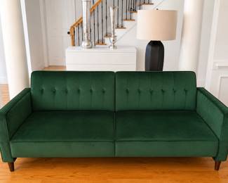 Mid Century Modern Velvet Sleeper sofa