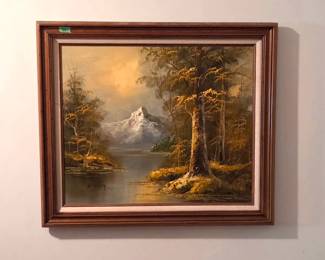 Nice vintage Oil painting on canvas Artist Signed
