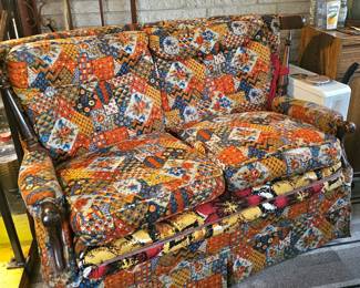 fun retro love seat