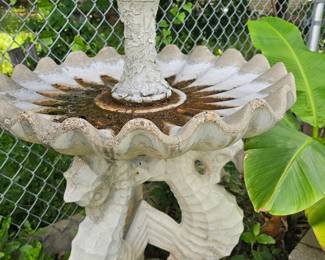 concrete fountain