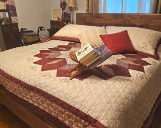 main bed with two adjustable, electric mattersses