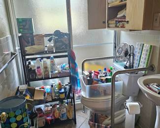 lots of beauty products