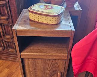 pair of slender nightstands