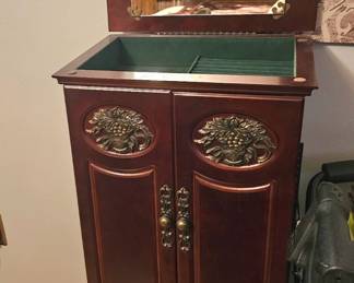 elegant jewelry cabinet