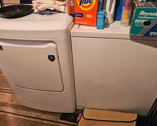 washer and dryer, older models