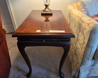 #2	Wood End Table w/double pull-out trays on each side - 18x28x24 - Sold as a pair	 $150.00 