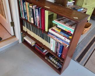 #85	Wood 3 shelf Bookcase - 41x10x36	 $75.00 