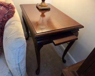 #2	Wood End Table w/double pull-out trays on each side - 18x28x24 - Sold as a pair	 $150.00 