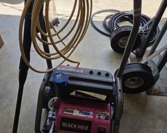 #116	Black Max Electric Pressure Washer 1700 PSI	 $50.00 