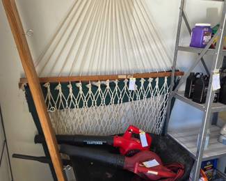 #114	Black Metal Wheelbarrow  - in Good Shape 	 $55.00 