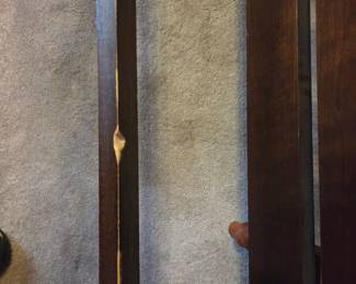 #59	Full Size Wood Headboard/Footboard w/rails (has some finish issues)	 $100.00 