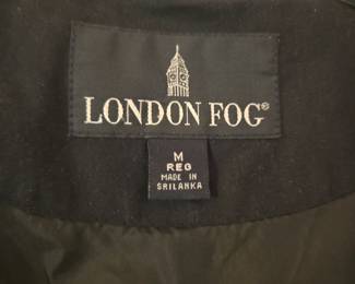 #159	Vintage London Fog Raincoat size M reg.	 $20.00 