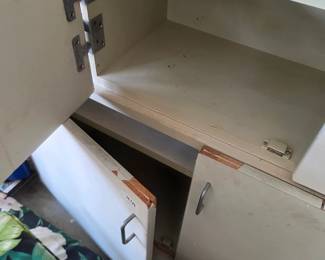 #119	Laminate 2 Door Cabinets - 36x14x25 - as is	 $55.00 