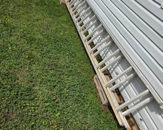 #137	Aluminum Extension Ladder - 24 Feet	 $60.00 