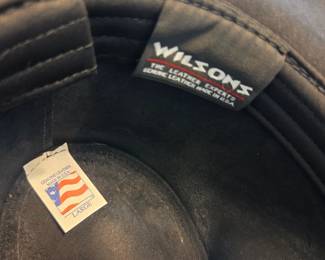 #37	Wilson's Leather Cowboy Hat w/Braids	 $40.00 